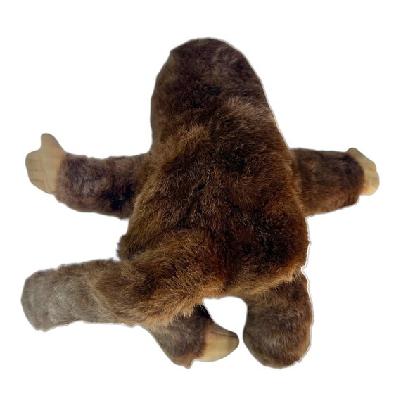 Hosung Brown Chimpanzee Plush Puppet With Flocked Face 12" Soft  Collectible - Picture 5 of 11